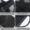 Sun Visor Hats Men, Adjustable Retractable Brim UV Protection Mesh