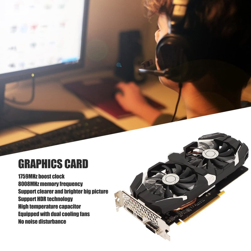 High Performance Gaming Graphics Card 3GB GDDR5 192bit Dual Fan