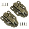 Rierdge 2 Pack Metal Toggle Latch - Duckbilled Hasp Catch