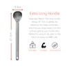 Long Handle Spoon Titanium Ultra Lighweight Camping Outdoor Cookware Utensils