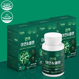 뉴일리 Newly Zinc Selenium Immunity 900mg 60 tablets 3 boxes (6 months supply) / 뉴일리 아연 셀렌 면역 900mg 60정 3박스(6개월분)