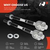 A-Premium 2 x Front Inner Tie Rod Ends, Compatible with