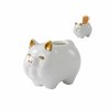 Seyont Toothpick Holder Dispenser - Golden Pig Tooth Pick Box,