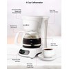 EUROSTAR ECM622W 4-Cup Coffeemaker, White