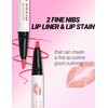 Erinde Lip Marker Waterproof Lip Liner - 2 Colours, Double