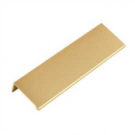 ScentFlows Edge Pulls Gold Finger Pull for Cabinets Kitchen Concealed Drawer Pulls 5in Gold Cabinet Handles Matte Gold Finger Cabinet Pulls 10 Pack Modern150mm Overall Length Easy Installation
