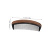 Ipetboom Wooden Beard Comb Natural Horn Scalp Massage Brush Hair