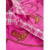 4Rodeo Baby Toddler Western Pink Plaid Cowboy Bodysuit Shirt (0-6