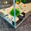 Aquarium Undergravel Fish Tunnel Hide Cave Corner Tank Decorations Tunnel