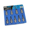 US PRO Tools 9PC 3/8" DR Hex Allen Bit Sockets