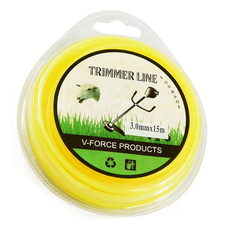 BESPORTBLE 3pcs Nylon Grass Trimmer Line for Electric and Petrol