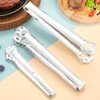 Hemoton 2 pcs Cat Paw Tongs Kitchen Tongs Stainless Steel