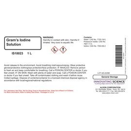 Gram's Iodine Solution, 1L - The Curated Chemical Collection