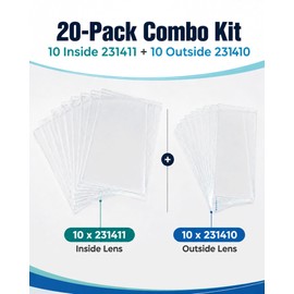 20-Pack 231410 Inside Lens & 231411 Front Cover Lens Replacement Combo
