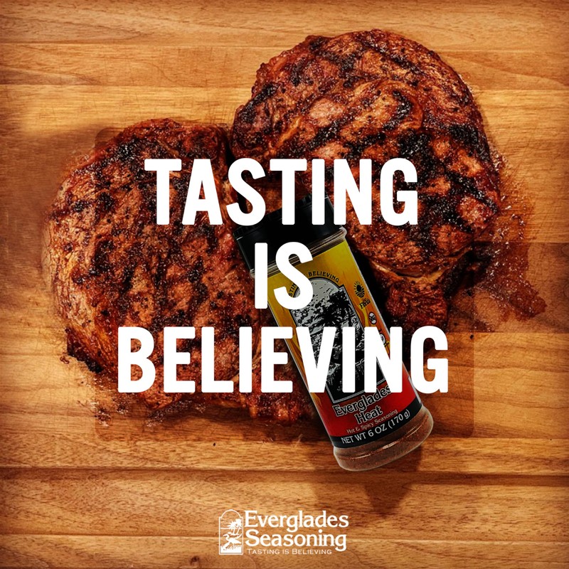 Everglades Heat Seasoning Spicy Blend for Chicken Wings, Chili, Fish