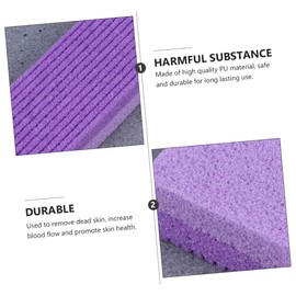 Baluue Men's Foot Care Kit 6 Pack Rubbing Stone Pedicure Pumice Exfoliating Tool Dead Skin Remover Grinding Foot Tool