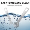 6 Pcs of Teaspoon Measuring Spoons, Stainless Steel Table Spoons