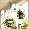 2 Pack Metal Plant Hanger with Ceiling Hook – Heavy