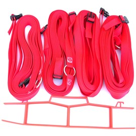 Home Court 1-inch Adjustable 8-meter Grass Setup Boundary - M817AG (Red)