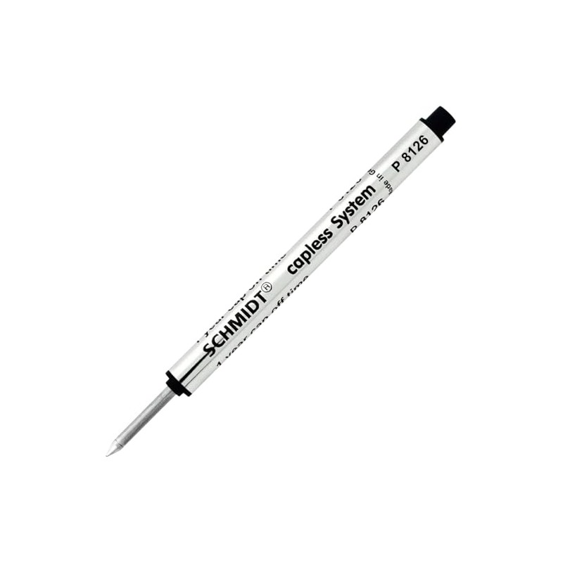 Schmidt P8126 Short Capless Rollerball - Black Ink
