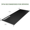 Saurka Bike Mat for Peloton Spinning Bike & Wahoo Kickr,