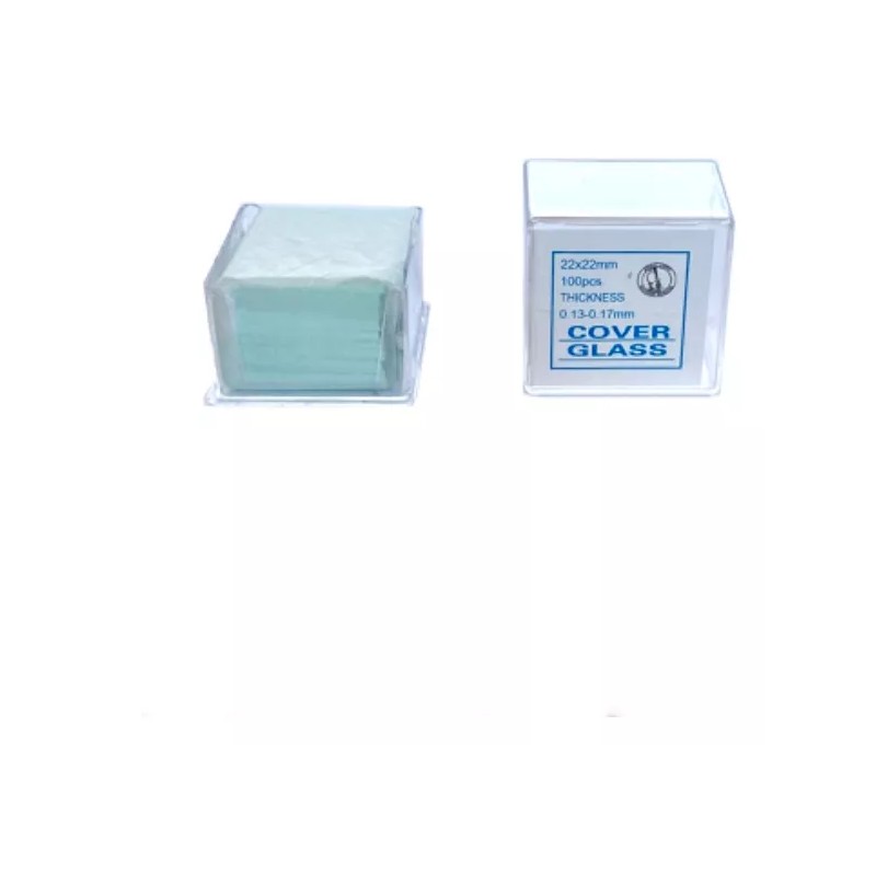 Latitud Zona Zero Portaobjetos (50 Piezas) Y Cubreobjetos 22x22 (100