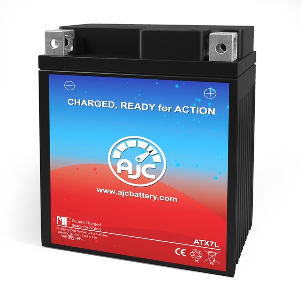 AJC Battery Compatible with Xtreme CYLA7LBSXTA Powersports Replacement Battery