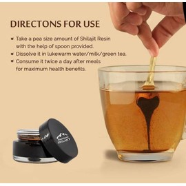 Shilajit Resin - Offer: .25 Fl Oz - 25 Servings