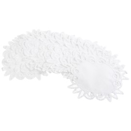 Pack of 12 Batten Lace Doilies 100% Cotton Traditional Handmade Table Linen Doyleys - White (8")
