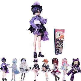 GNATAPIAY 1/5 BJD Dolls Blind Box,Kawaii BJD Dolls Tea Drinks Plus Series 1/5 Ball Jointed Doll Collectable Action Figure Posable Dress Up Doll for Girls Birthday Party Gift Toys