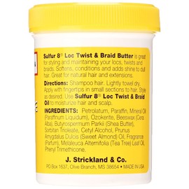 Sulfur8 Loc Twist and Braid Butter, 4 Ounce