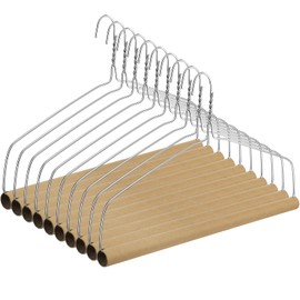 Didaey 10 Sets Heavy Duty 18" Drapery Hangers with Strong 10.5 Gauge Alloy Steel Wire for Heavy Items