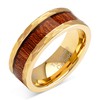 100S JEWELRY Tungsten Rings For Men Women Wedding Band Gold