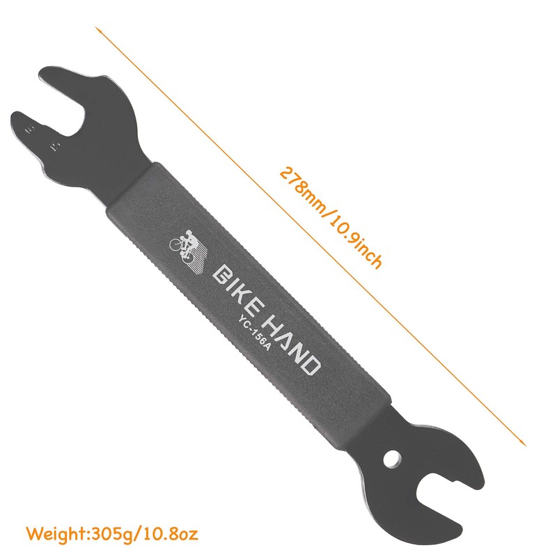 Llave para quitar pedales de bicicleta de bicicleta, llave cónica,
