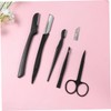 TOVINANNA Sets Travel-friendly Eyebrow Razor Tweezers Set Compact Eyebrow Trimmer