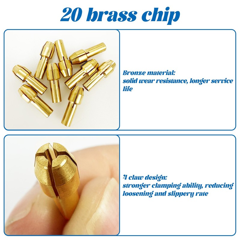 23-Piece Drill Chuck Set, Replacement 4486 Quick Change Drill Chuck