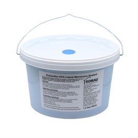 KobauFlex KFA Fast Drying Anti-Fracture Waterproofing Crack Isolation Liquid Rubber Membrane Sealant, 1.3 Gallon Pail (5 Kg), Flooring Underlayment for Indoor Use, Blue Colored, Odorless (551050000)