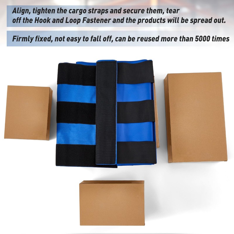 Woanger Adjustable Pallet Straps Cargo Bundling Straps Reusable Pallet Wrap