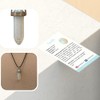 VIE VIE Double Point Pencil Pendant, Black String (Opalite)