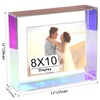 Mutellstory 8x10 Acrylic Picture Frame Neon Floating Photo Frame for