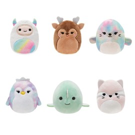 Squishville by Original Squishmallows Arctic Squad Plush - Six 2-Inch Squishmallows Plush Including Gabby, Asher, Nadine, Tomara, and Ale - Toys for Kids