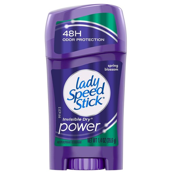 Lady Speed Stick Power Antiperspirant, Spring Blossom, 1.4 Ounce