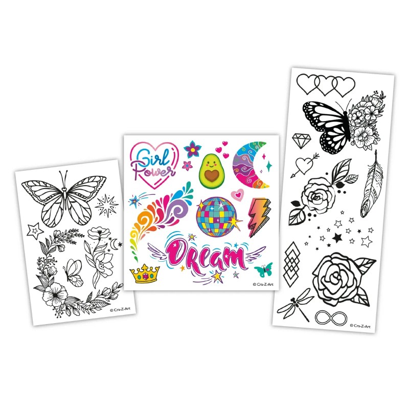 Be Inspired by Cra-Z-Art Glitter Tattoo Artist Set, Best for