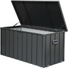 cattino 100 Gallon Outdoor Storage Box, Waterproof Deck Box, Patio