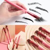 2PCS Multi-function Eyebrow Brush Make Hair Like Strokes at All,