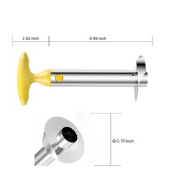 SameTech Upgrade Pineapple Cutter Corer Remover Slicer Tool for Large Size Pineapple