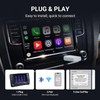 Dilxyuy Mini Wireless Carplay Adapter, 10s Auto-Connect for Cars with