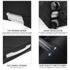 Linpr Transparent PVC Suitcase Cover, No Disassembly Required Clear Luggage