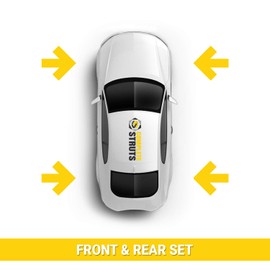 Front Suspension Complete Strut & Rear Shock Absorber Kit Replacement for 2016-2022 Honda HR-V L4 1.8L FWD