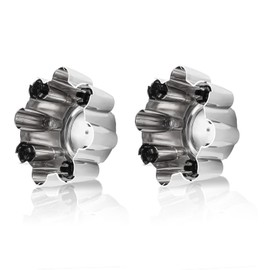 MOTORHOT Chrome Wheel Center Hub Caps Compatible with 1999 2000 2001 2002 2003 2004 2005 Ford F250 F350 Excursion Cab Pickup 2-Door 5.4L